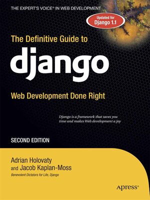 cover image of The Definitive Guide to Django